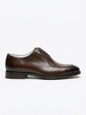 Nava Leather Apron Toe Derby Shoes Men