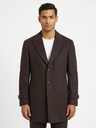 Ennio Tardini Peak Lapel Wool Coat Men