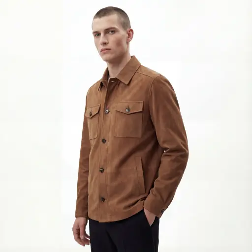 [WS25Y2110] White Story Jacket WS25Y2110 (بني فاتح, 48)