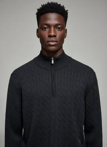 [4756-FOCUS] Frappoli Sweatshirt 4756-FOCUS (أسود, S)