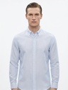 Score Striped Linen Button-Down Shirt Men
