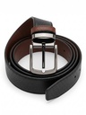 Guard Pebbled Leather Pin Buckle Belt Men