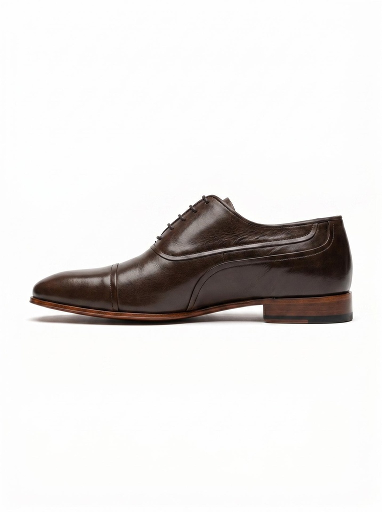 Nava Leather Cap-Toe Oxford Shoes Men