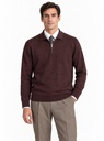 Frappoli Knit Half-Zip Polo Men